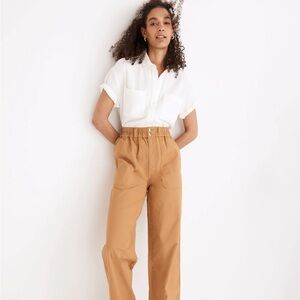 MADEWELL Cotton Ripstop Pull-On Straight Cargo Pants